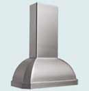 French Roll Stainless Range Hood